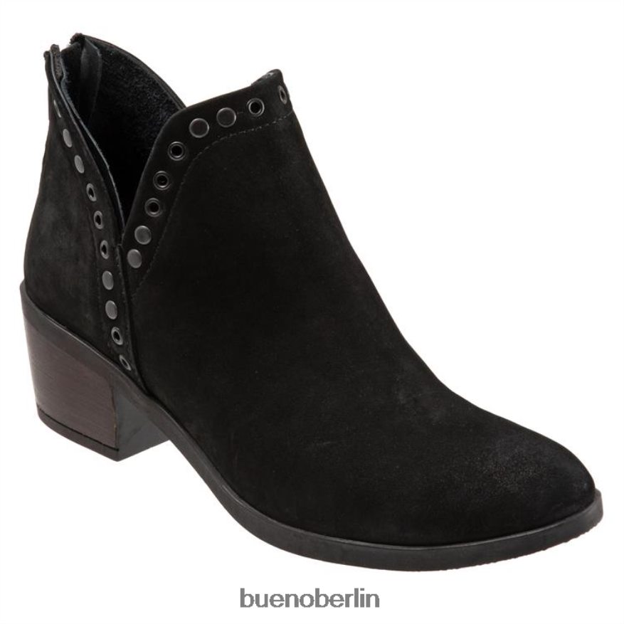 Bueno Footwear Cora L08J37 Stiefel schwarzes Nubuk Frauen
