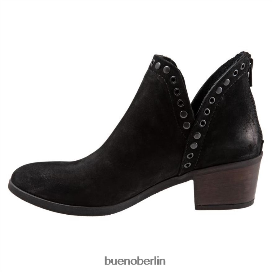 Bueno Footwear Cora L08J37 Stiefel schwarzes Nubuk Frauen