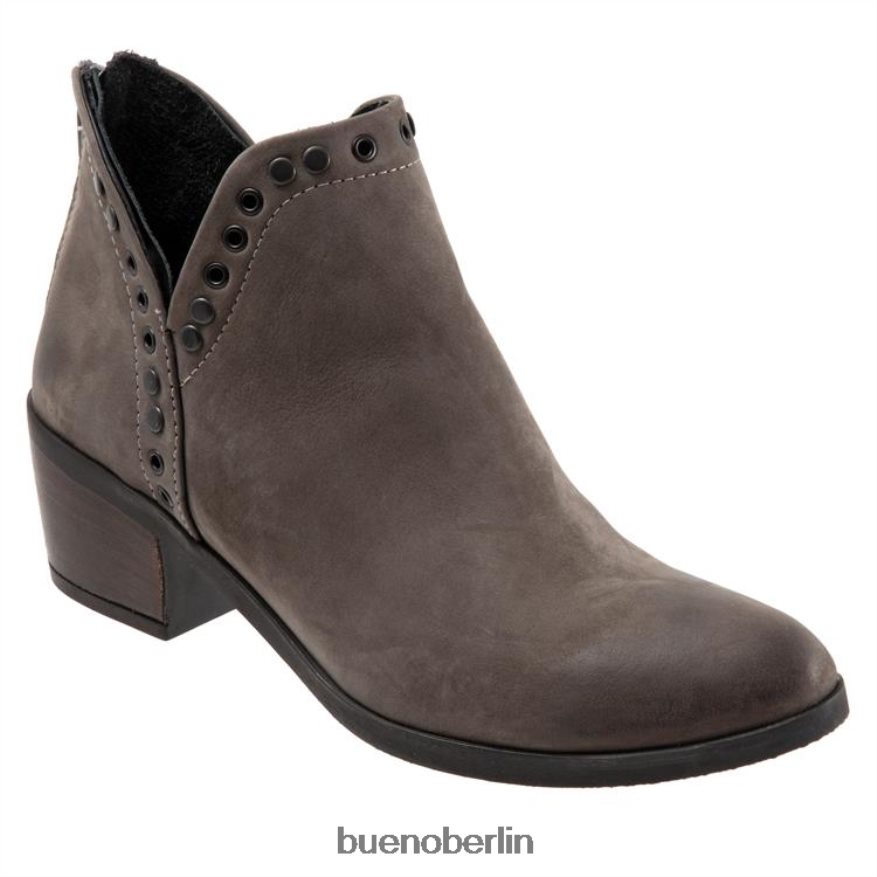 Bueno Footwear Cora L08J38 Stiefel graues Nubuk Frauen