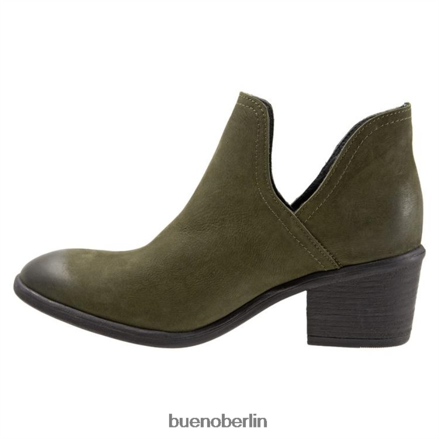 Bueno Footwear Dylan L08J90 Stiefel Armeegrünes Nubuk Frauen