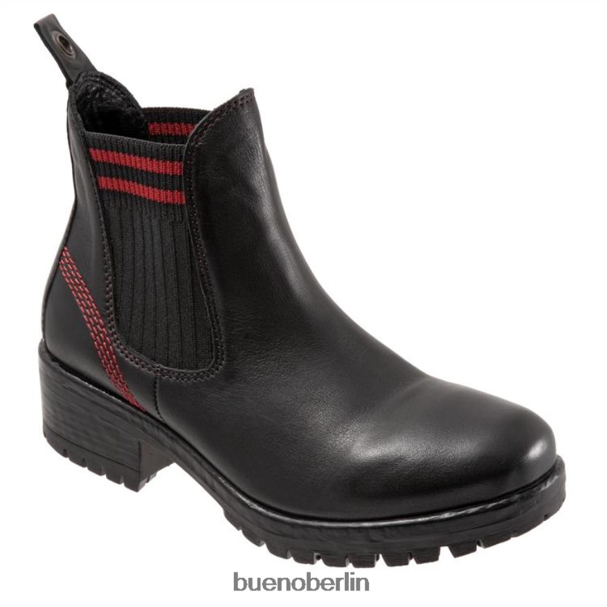 Bueno Footwear Florida L08J83 Stiefel schwarz rot gestrickt Frauen