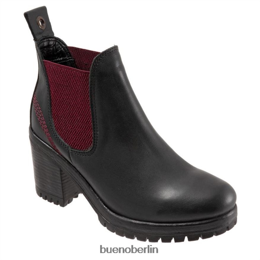 Bueno Footwear Flug L08J53 Stiefel schwarzes Bordeaux Frauen