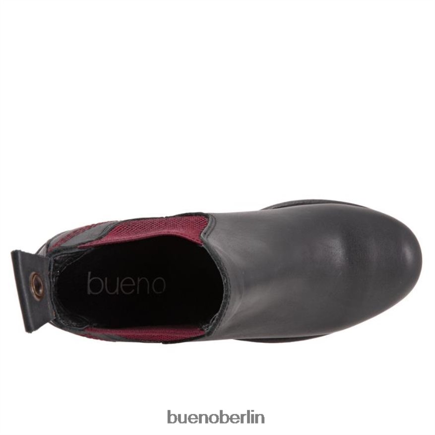 Bueno Footwear Flug L08J53 Stiefel schwarzes Bordeaux Frauen