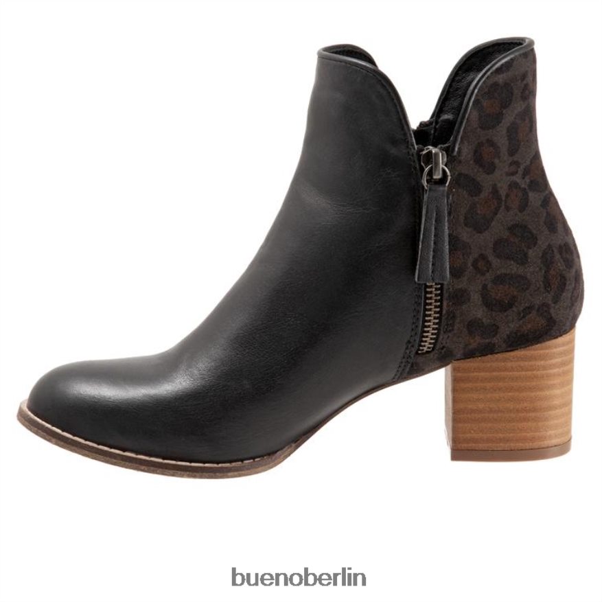Bueno Footwear Jenna L08J6 Stiefel schwarzer Leopard Frauen