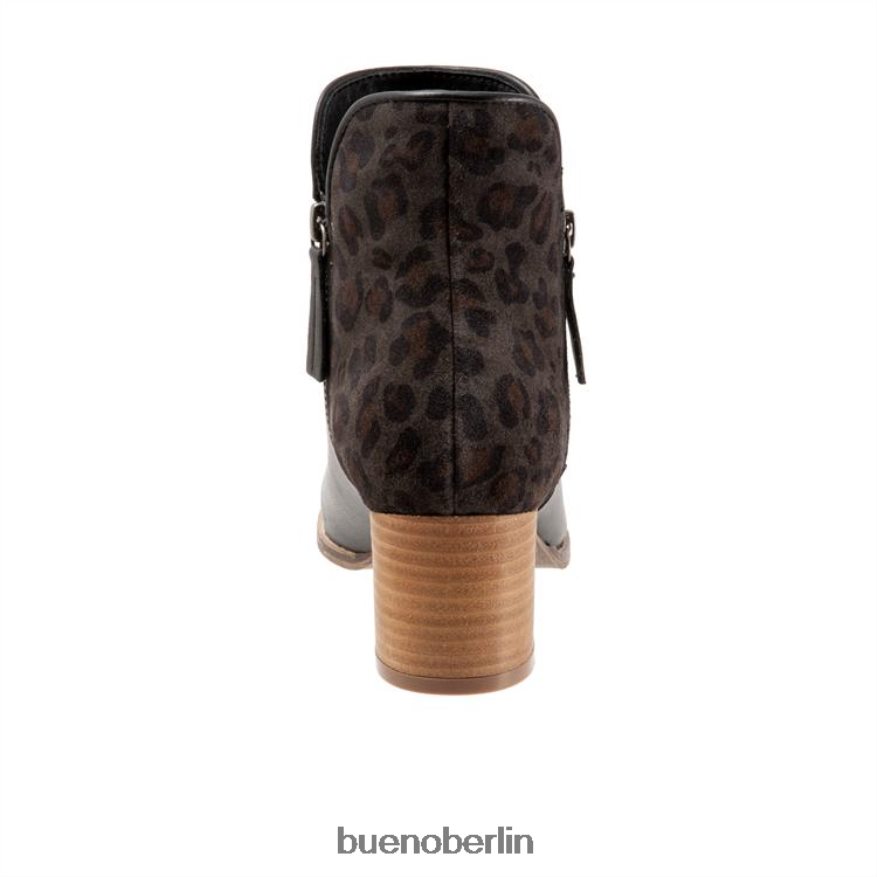 Bueno Footwear Jenna L08J6 Stiefel schwarzer Leopard Frauen