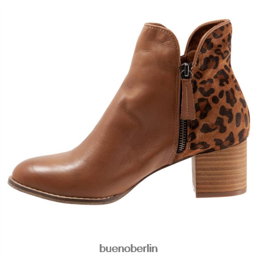 Bueno Footwear Jenna L08J7 Stiefel Walnussleopard Frauen