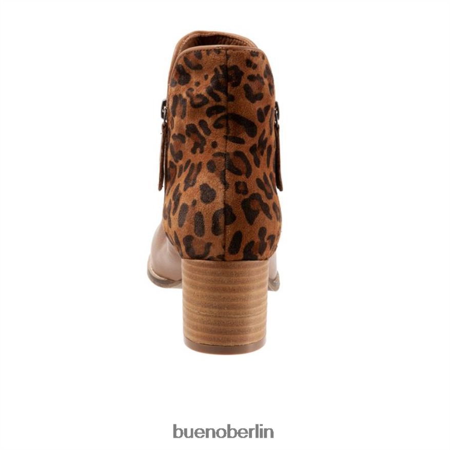 Bueno Footwear Jenna L08J7 Stiefel Walnussleopard Frauen