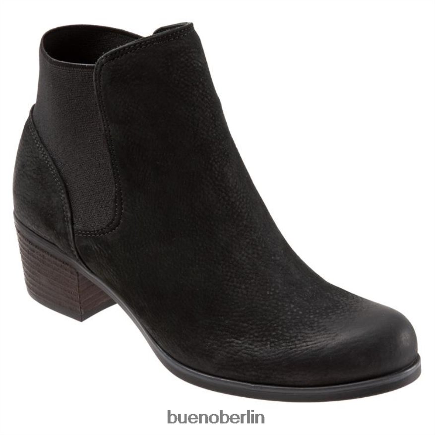 Bueno Footwear Keri L08J74 Stiefel schwarzes Nubuk Frauen