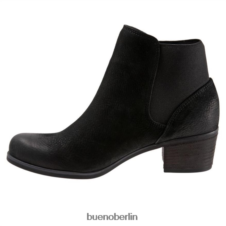 Bueno Footwear Keri L08J74 Stiefel schwarzes Nubuk Frauen