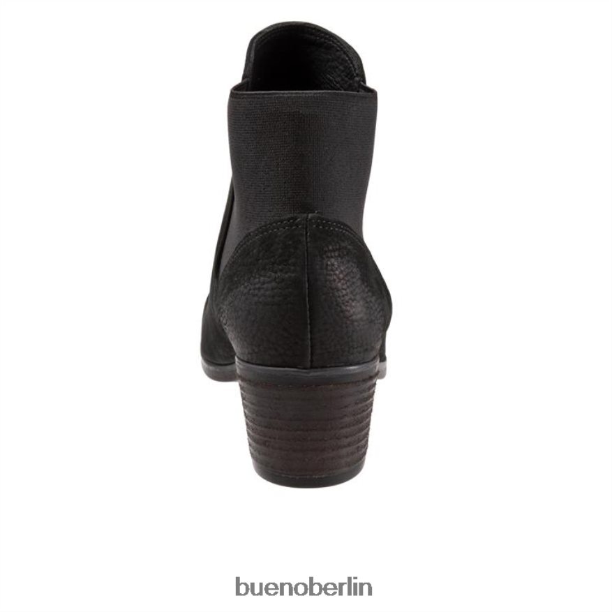 Bueno Footwear Keri L08J74 Stiefel schwarzes Nubuk Frauen