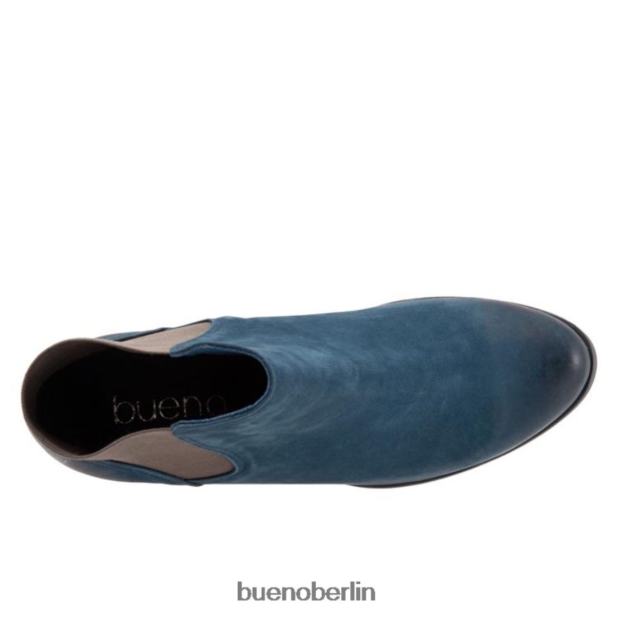 Bueno Footwear Keri L08J76 Stiefel blaues Nubuk Frauen