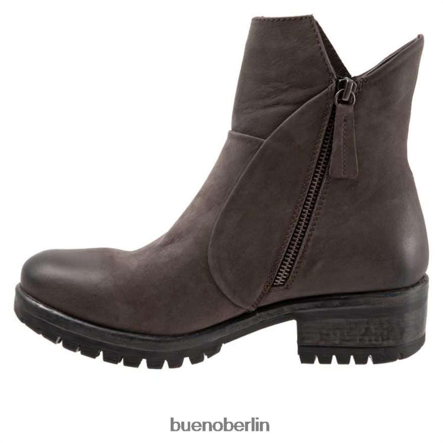 Bueno Footwear Schmiede L08J46 Stiefel graues Nubuk Frauen