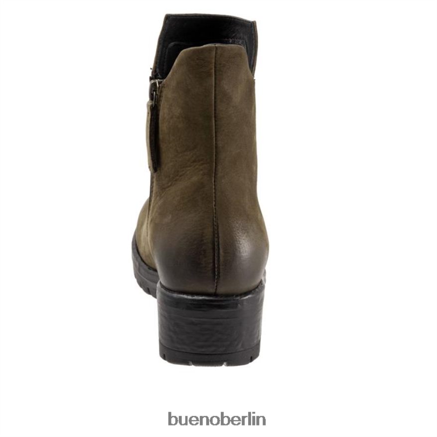 Bueno Footwear Schmiede L08J48 Stiefel Armeegrünes Nubuk Frauen