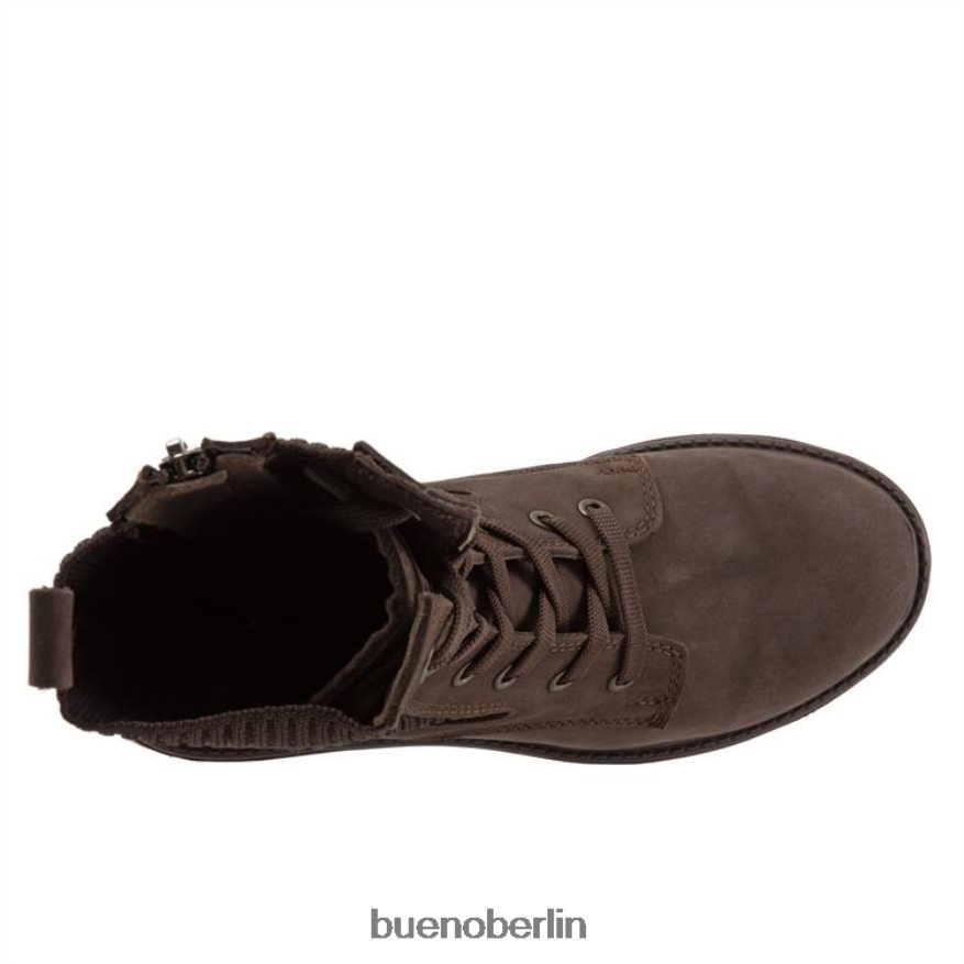 Bueno Footwear Stella L08J63 Stiefel braunes Nubuk Frauen