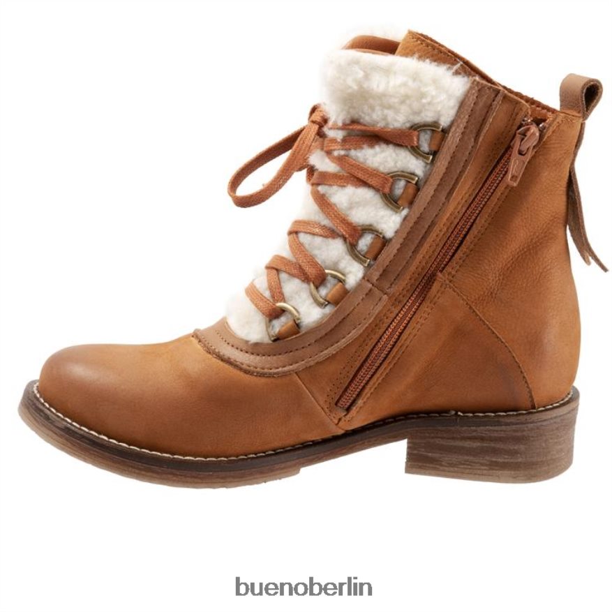 Bueno Footwear Teddy L08J79 Stiefel Tabak-Nubuk Frauen