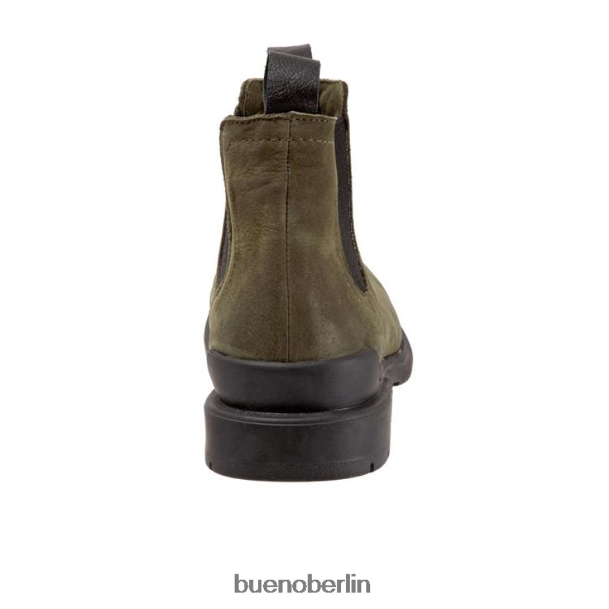 Bueno Footwear einfach L08J72 Stiefel Khakifarbenes Nubuk Frauen