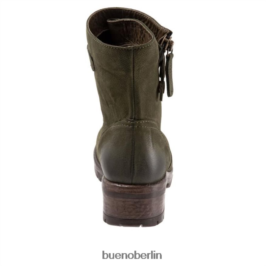 Bueno Footwear schnell L08J45 Stiefel altes khakifarbenes Nubukleder Frauen