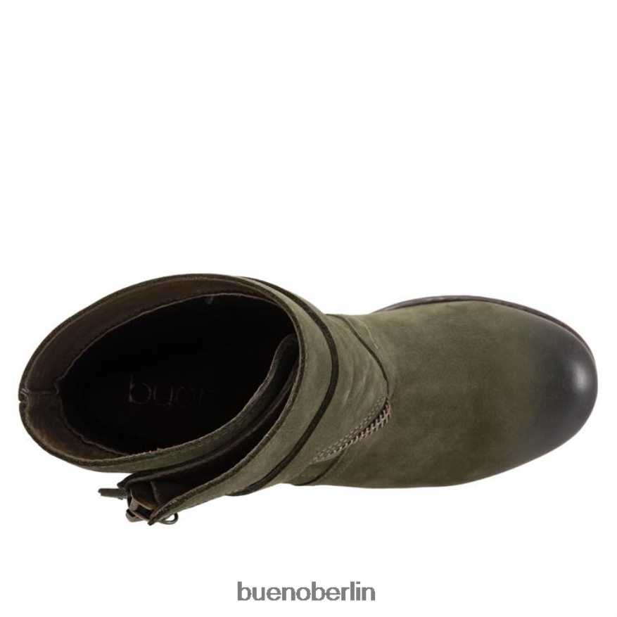 Bueno Footwear schnell L08J45 Stiefel altes khakifarbenes Nubukleder Frauen