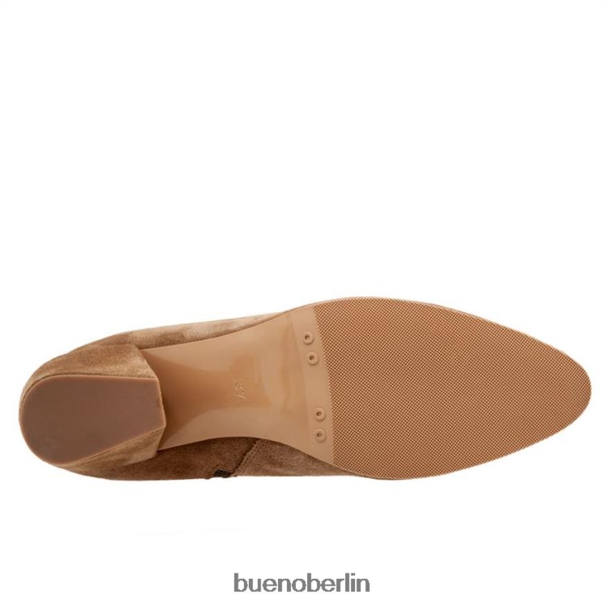 Bueno Footwear sophie L08J17 Stiefel tabakfarbenes Wildleder Frauen