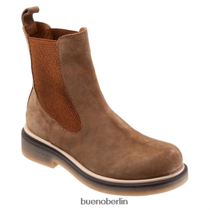 Bueno Footwear wanda L08J11 Stiefel tabakfarbenes Wildleder Frauen