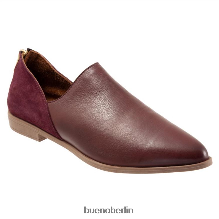 Bueno Footwear Beau L08J181 Wohnungen Merlot Frauen