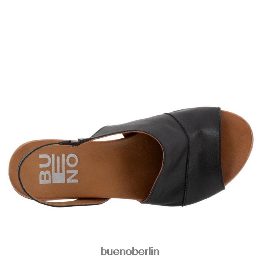 Bueno Footwear Bräunen L08J106 Wohnungen Schwarz Frauen