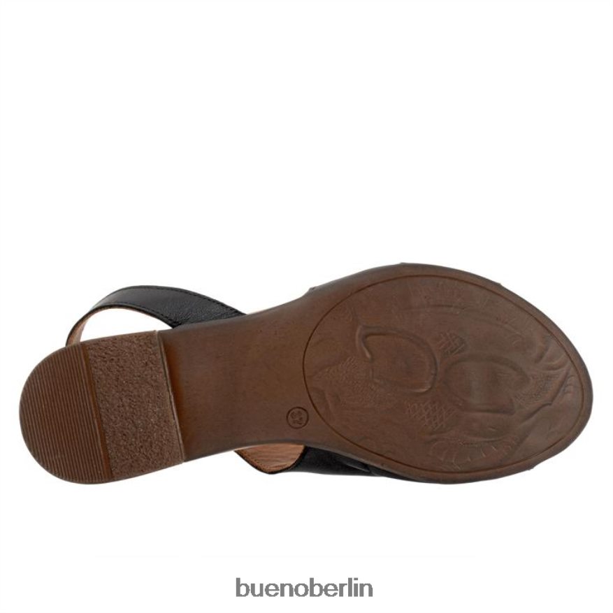 Bueno Footwear Bräunen L08J106 Wohnungen Schwarz Frauen