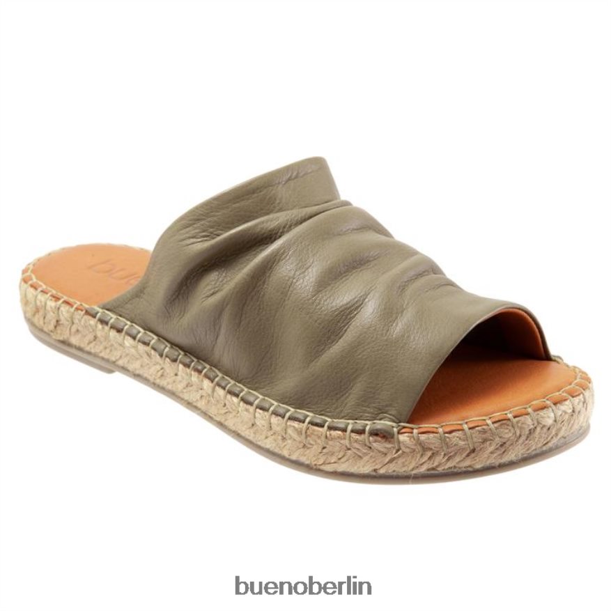 Bueno Footwear Hübsch L08J241 Wohnungen Salbei Frauen