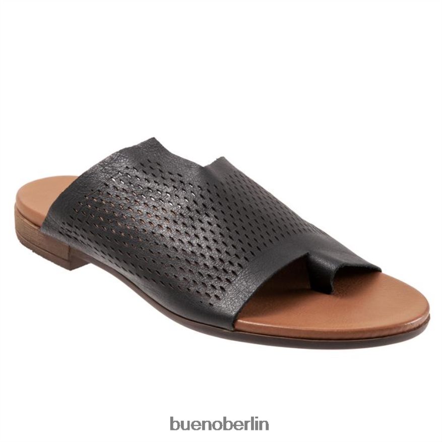 Bueno Footwear Tulla perf L08J246 Wohnungen Schwarz Frauen