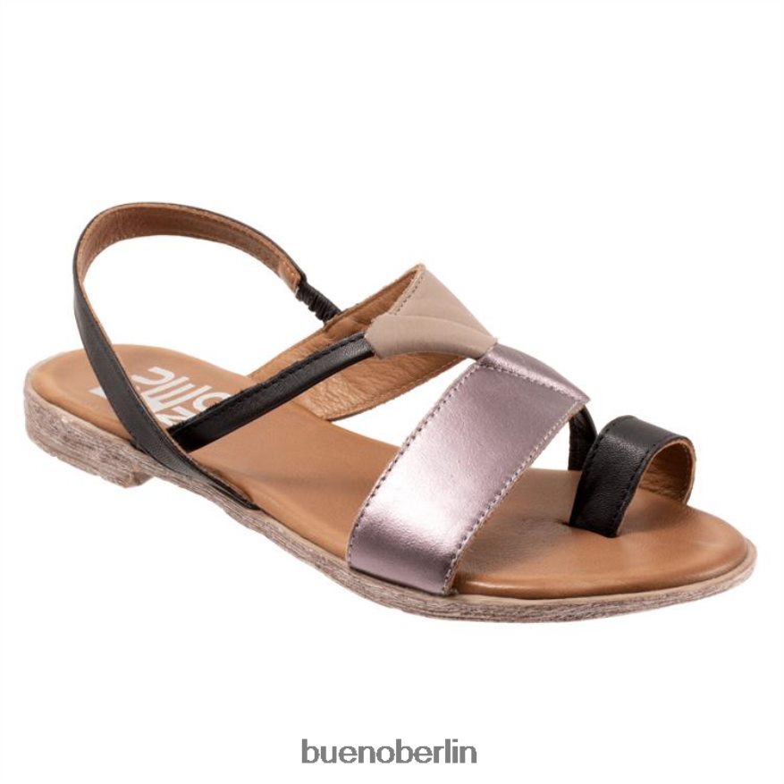 Bueno Footwear Yuki L08J108 Wohnungen schwarz-multi Frauen