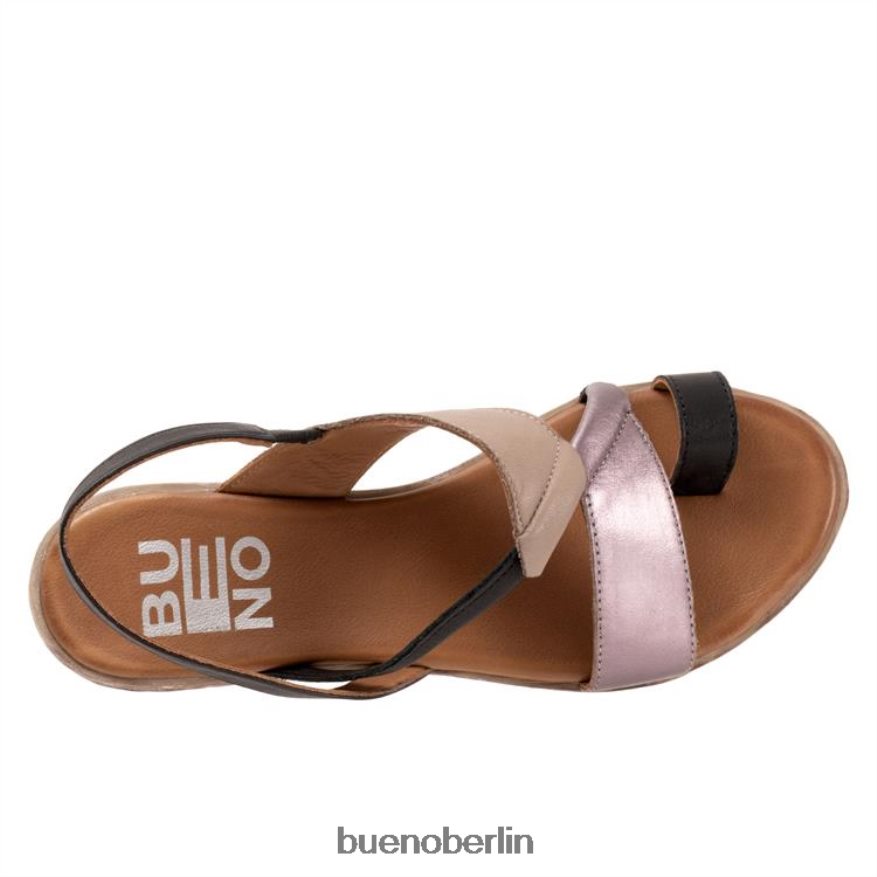 Bueno Footwear Yuki L08J108 Wohnungen schwarz-multi Frauen